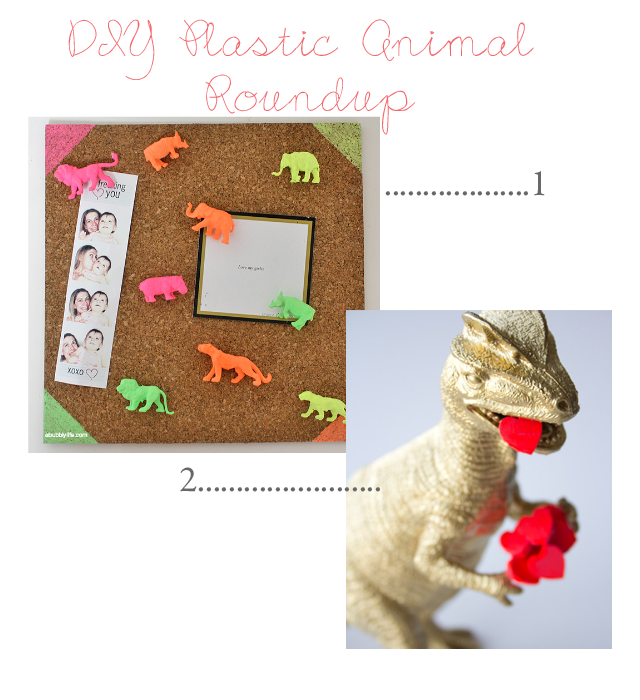 DIY Plastic Animal Roundup | Jade and Fern