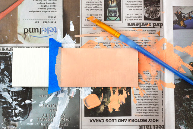 DIY Color-block Bookmarks || Jade and Fern