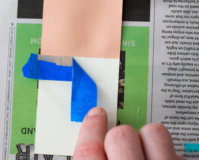 DIY Color-block Bookmarks || Jade and Fern