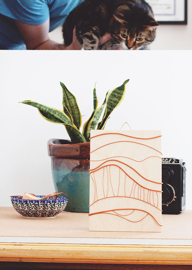 DIY Abstract Copper Artwork || Jade and Fern