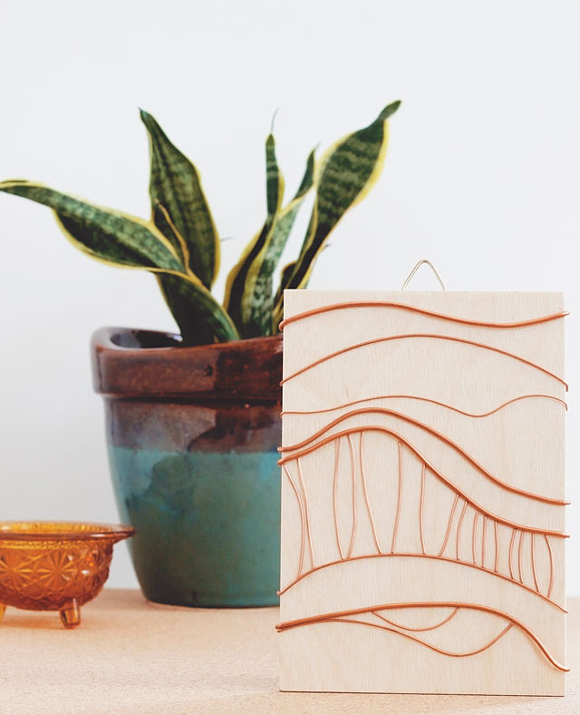 DIY Abstract Copper Artwork || Jade and Fern