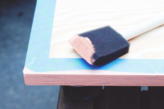 DIY Painted Edge Printer Tray || Jade and Fern