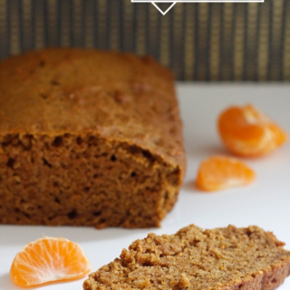 Vegan Pumpkin Bread with Clementine and Cardamom || Jade and Fern via Ladyface Blog