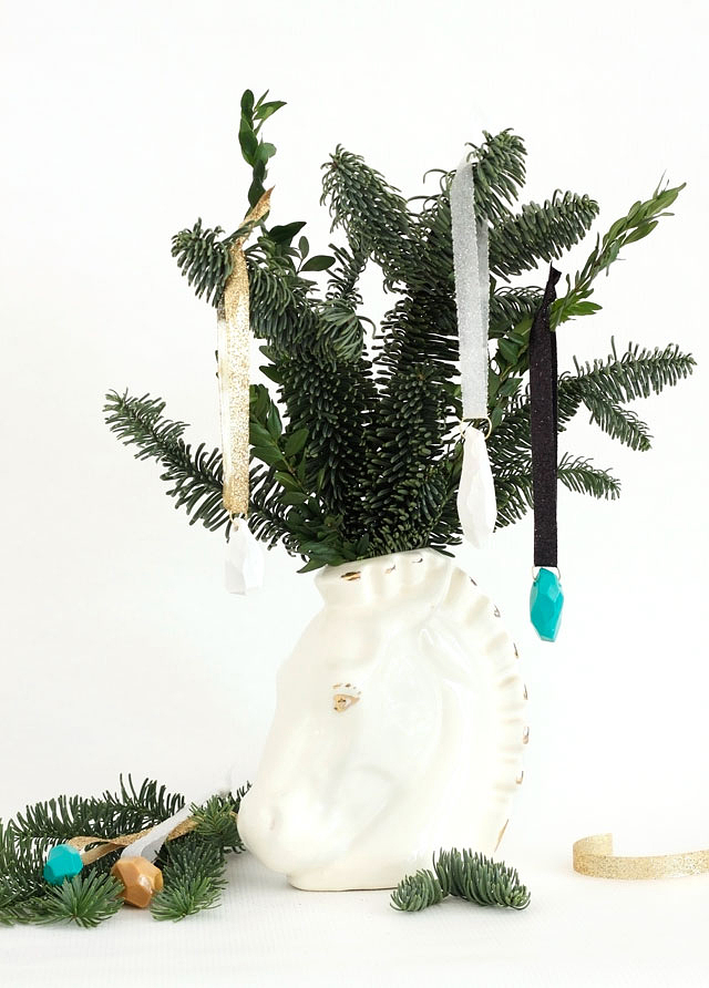 DIY Faceted Gemstone Ornaments || Jade and Fern