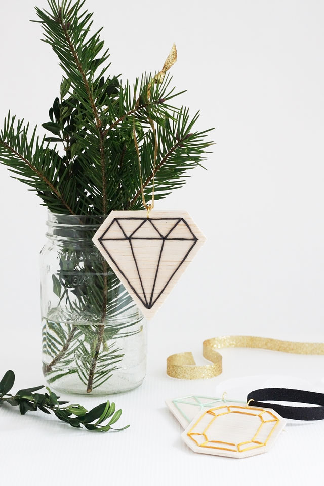 DIY Faceted Gemstone Ornaments, v.2 || Jade and Fern