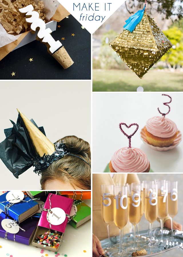 Make It Friday: Awesome New Year's Eve Party Ideas || via Jade and Fern