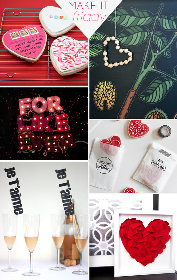Make It Friday: Valentine's Day DIY Ideas @idlehandsawake