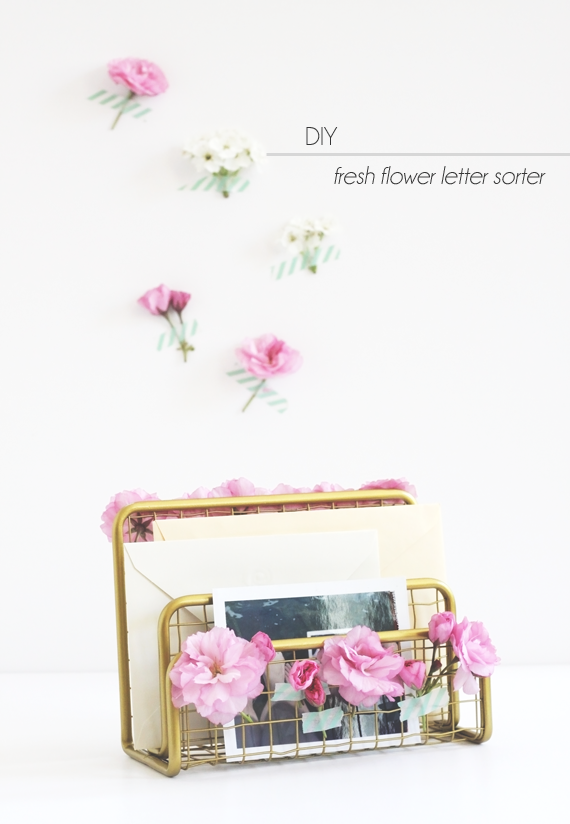 DIY Fresh Flower Letter Sorter || Idle Hands Awake