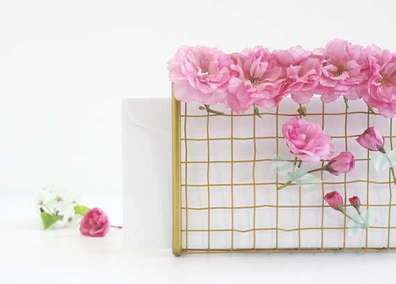 DIY Fresh Flower Letter Sorter || Jade and Fern