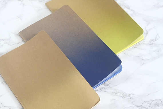 DIY Ombre Notebooks by Jade and Fern
