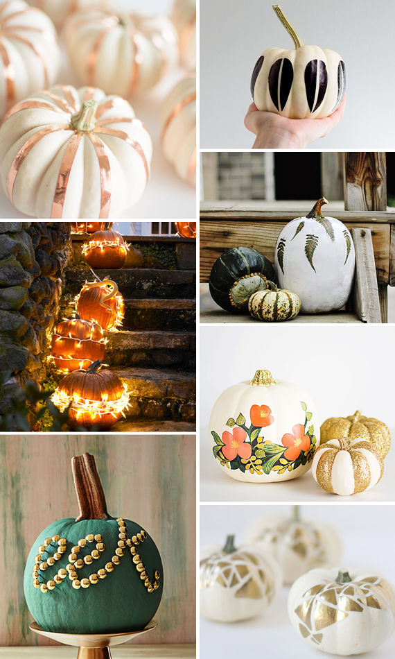 7 Super Last-Minute No-Carve Pumpkins for the Procrastinating Decorator