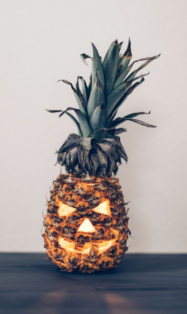 Halloween Pineapple via The Style Files