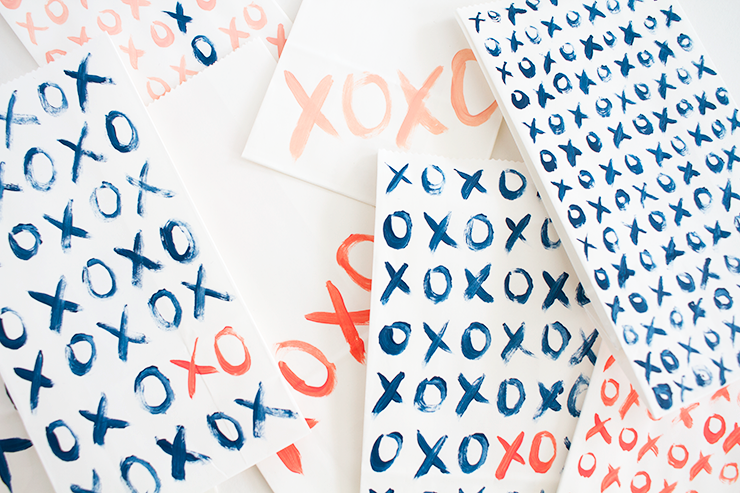 DIY XO Valentine's Day Treat Bags by Idle Hands Awake