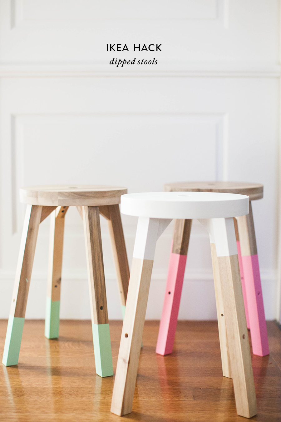 Style Me Pretty Dipped Stools
