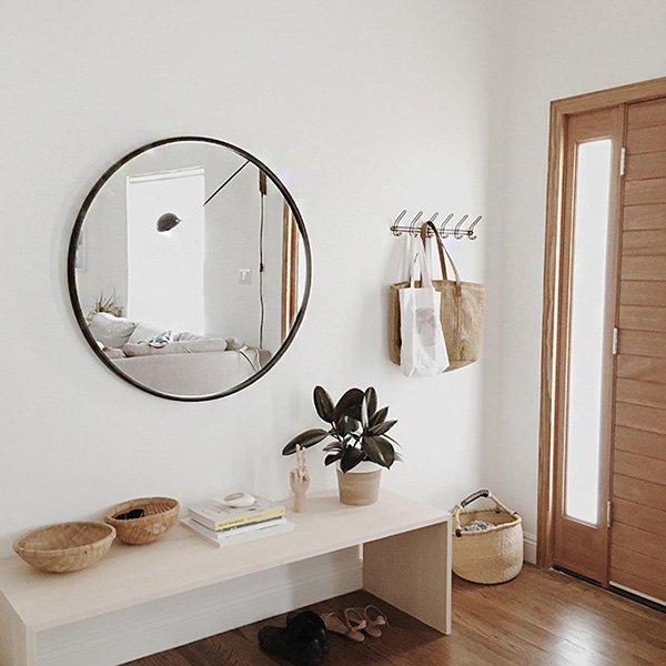 Warm Minimal Entryway Inspiration - Almost Makes Perfect