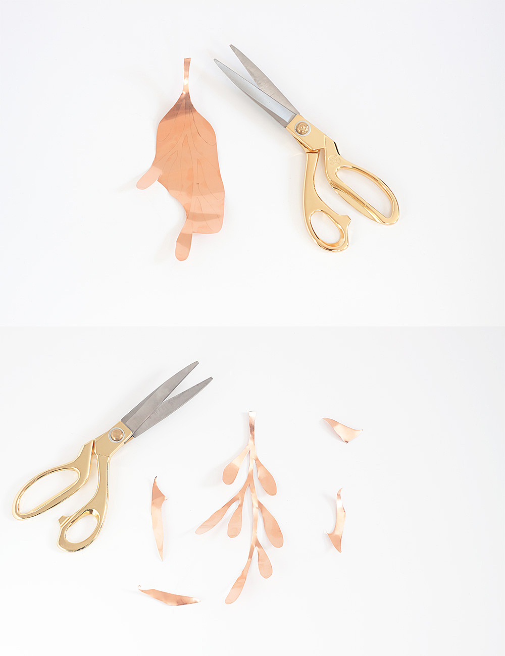 DIY Copper Mistletoe @idlehandsawake