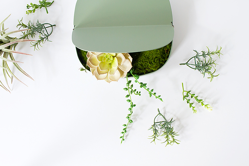 IKEA Hack: Make a DIY Faux Succulent Planter from a Box