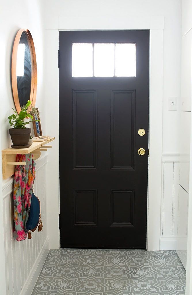 Entryway Makeover Reveal @idlehandsawake