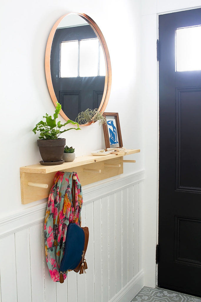 Entryway Makeover Reveal @idlehandsawake