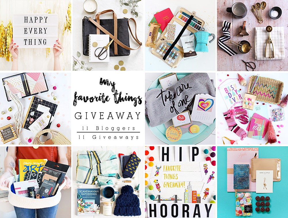 11 Bloggers, 11 Giveaways - Enter to win our favorite things!