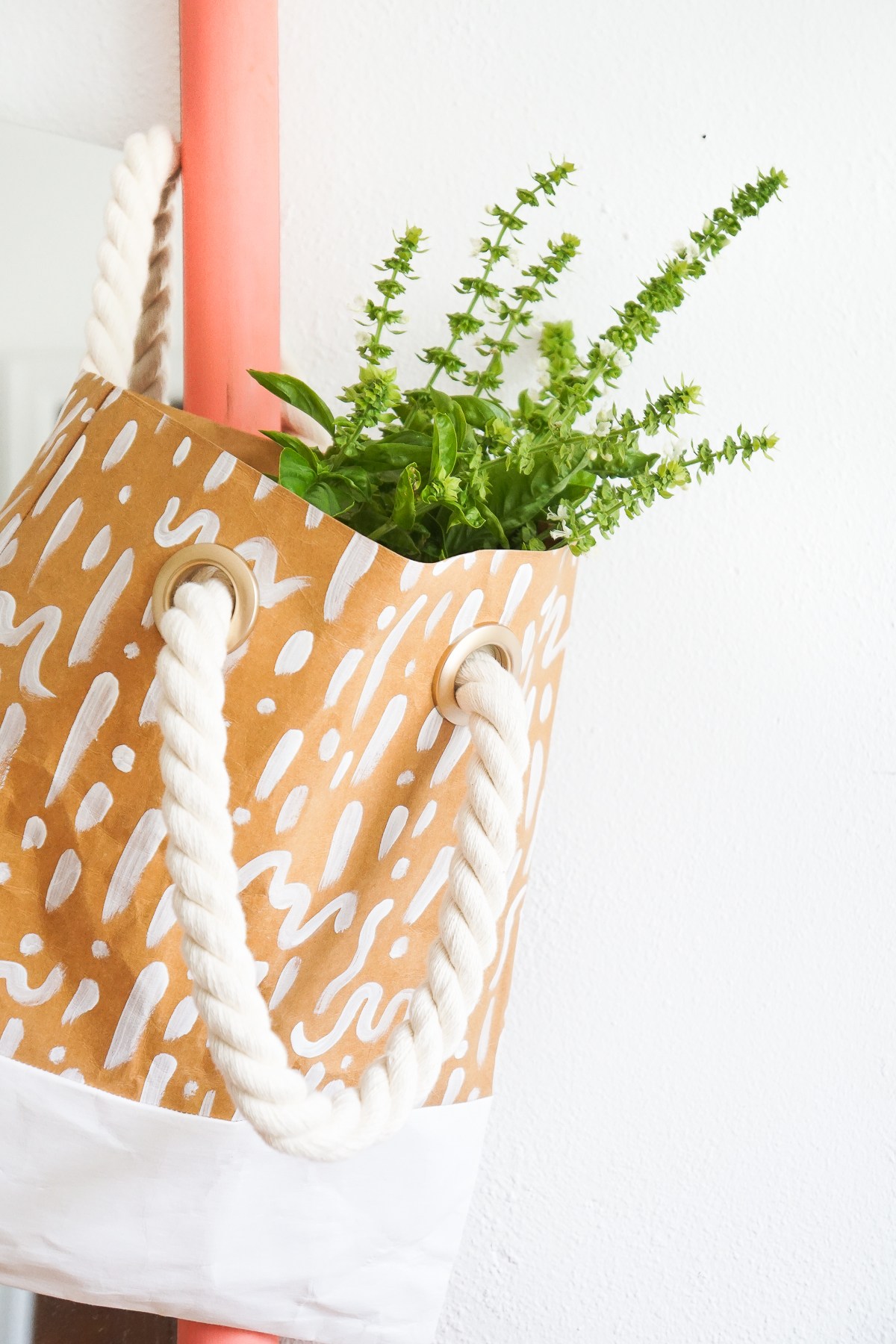 DIY Paper Leather Tote by Francois et Moi