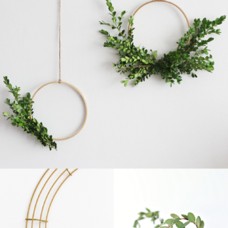 Minimal DIY Wreath Ideas @idlehandsawake