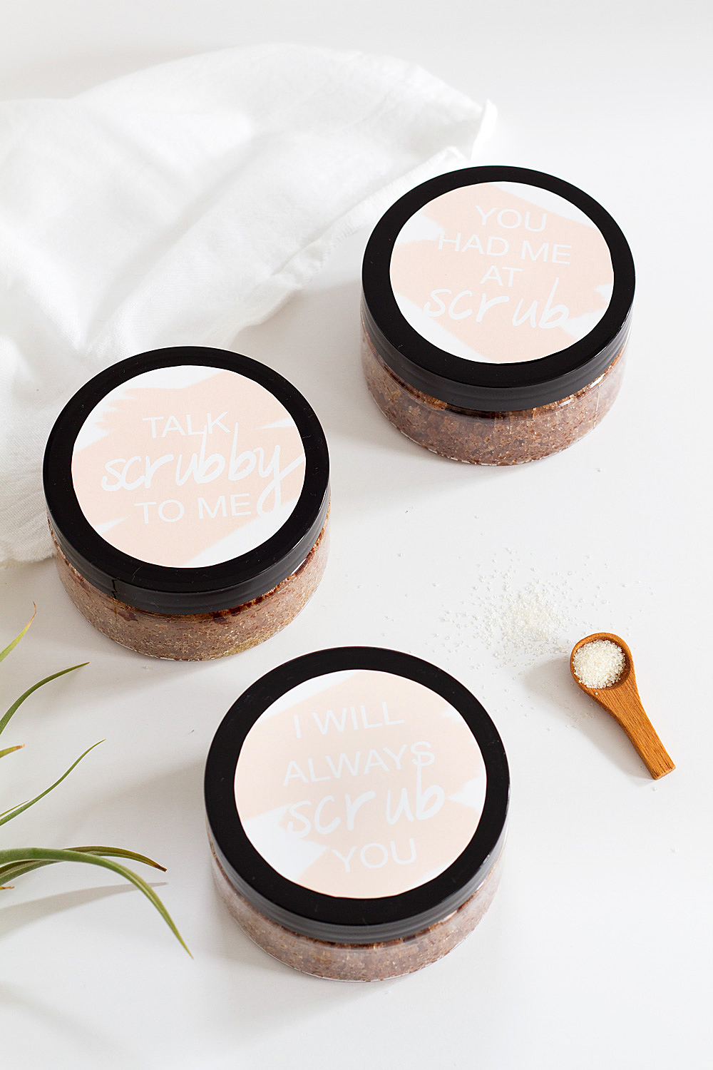 Punny Body Scrub Printables for your Galentines