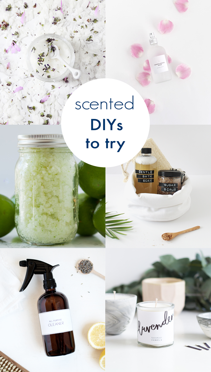 Grab some flower petals and essential oils, we're making scented DIYs today!